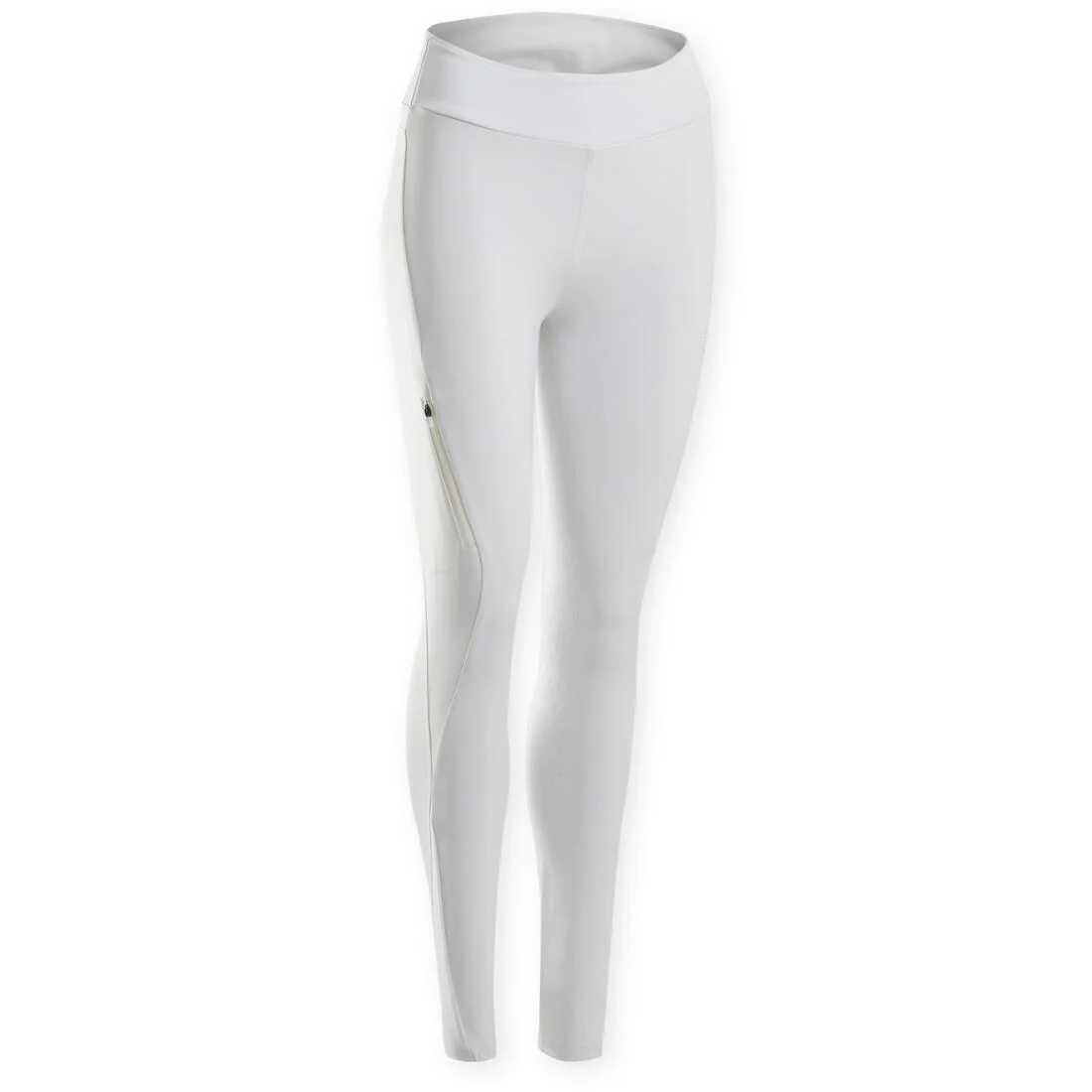 CALZAS COMPETENCIA EQUITACIÓN MUJER FULL GRIP 500 BLANCO - Image 7