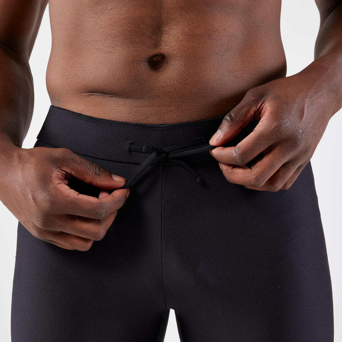Mallas cortas running Hombre - KIPRUN Run 100 Negro - Image 3