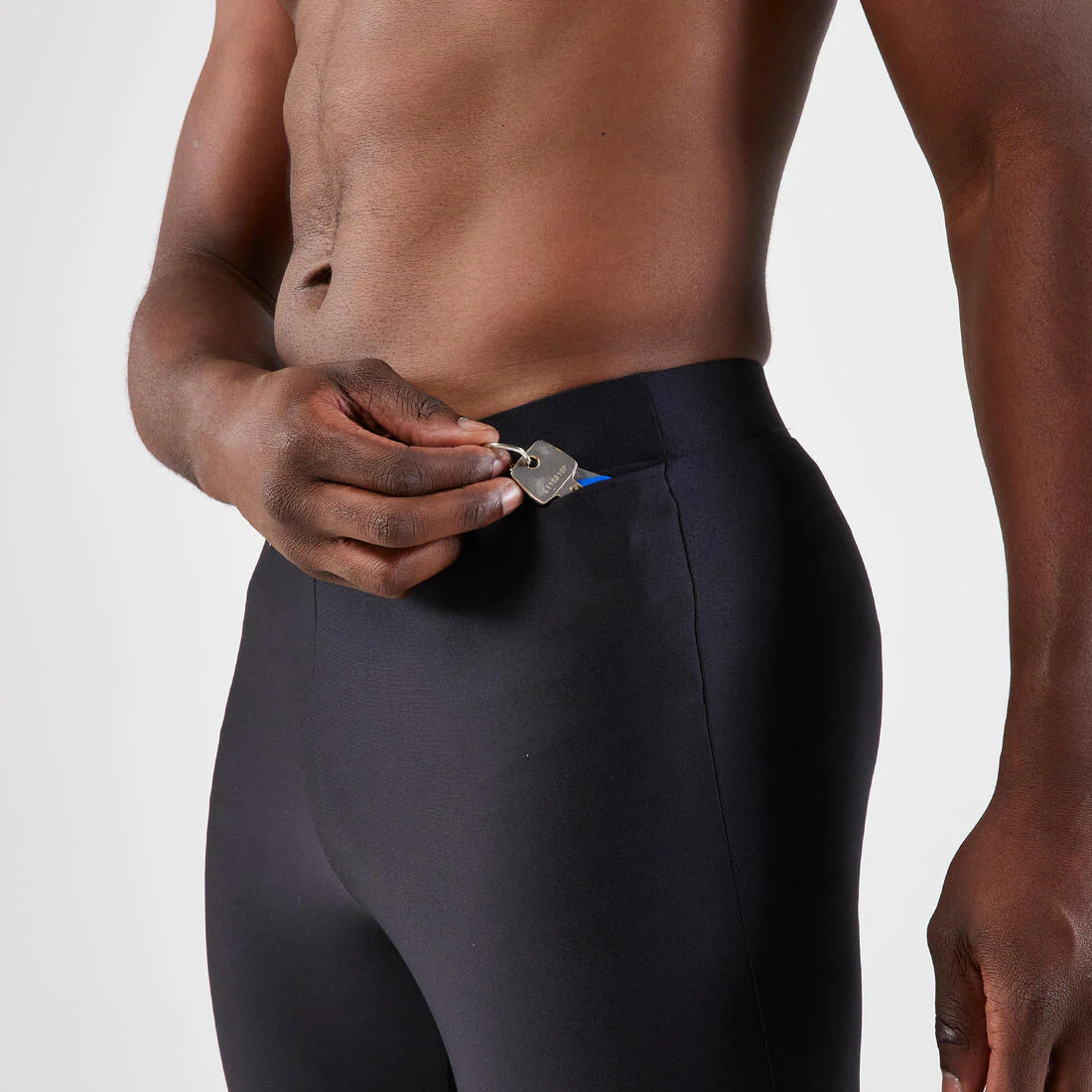 Mallas cortas running Hombre - KIPRUN Run 100 Negro - Image 4