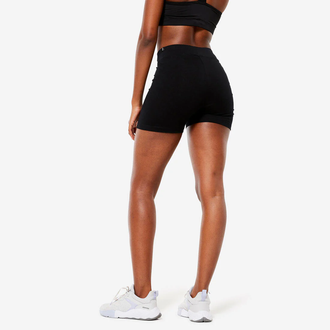CALZAS CORTAS SLIM FITNESS MUJER 500 NEGRO - Image 4
