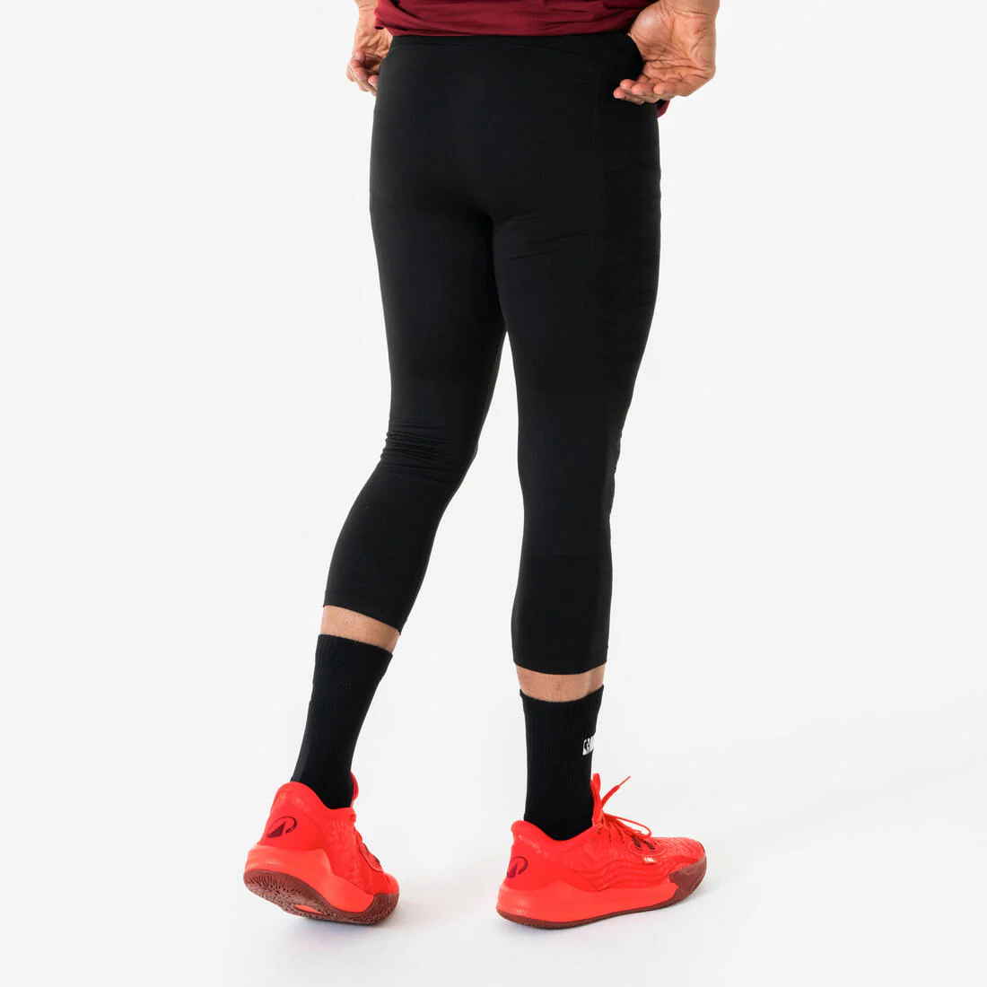 CALZAS DE BÁSQUETBOL 3/4 NBA HOMBRE TIGHT 900 NEGRO - Image 4