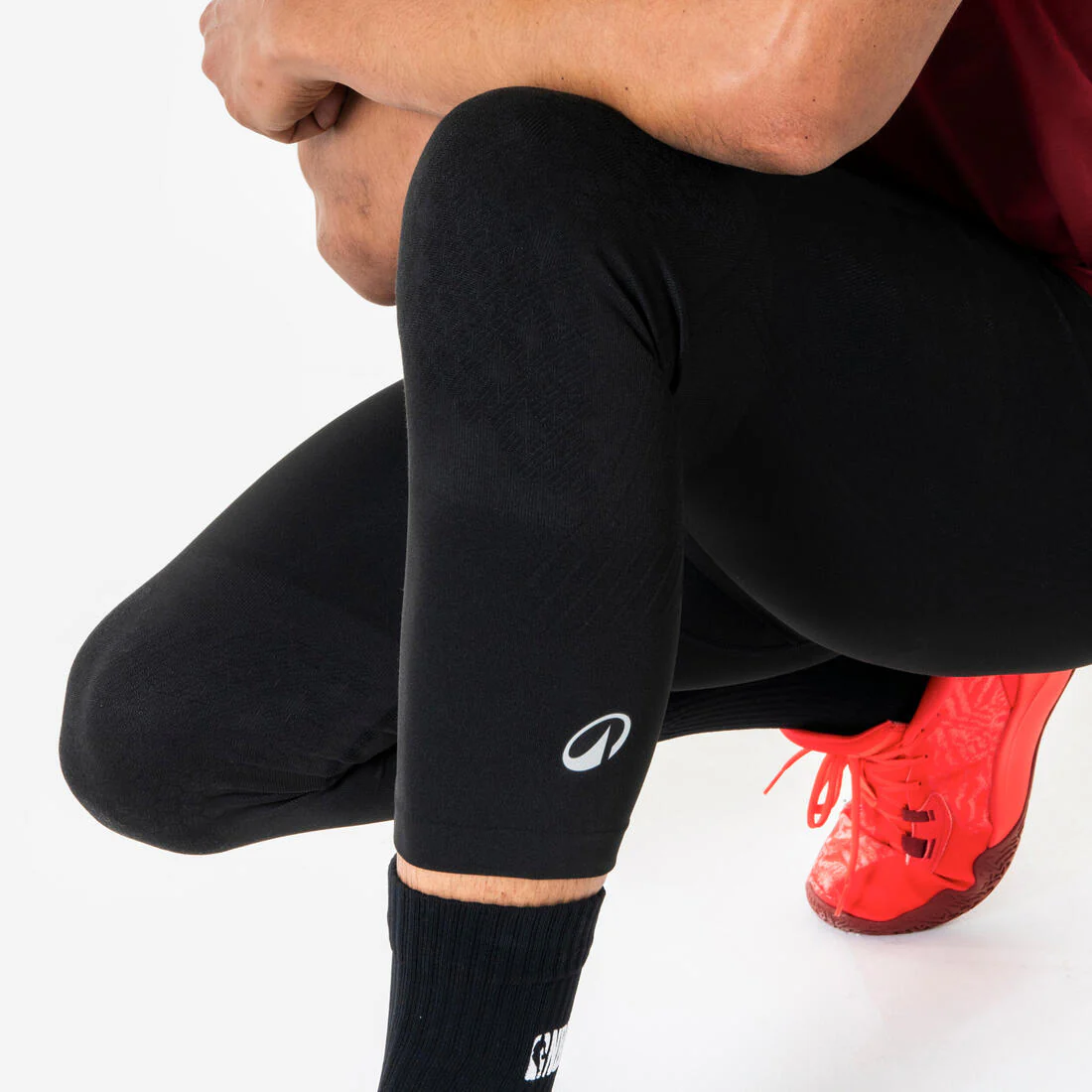 CALZAS DE BÁSQUETBOL 3/4 NBA HOMBRE TIGHT 900 NEGRO - Image 5