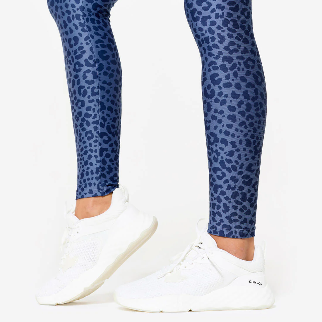 CALZAS FITNESS MUJER ESTAMPADO GRIS JASPEADO TIRO ALTO - Image 16