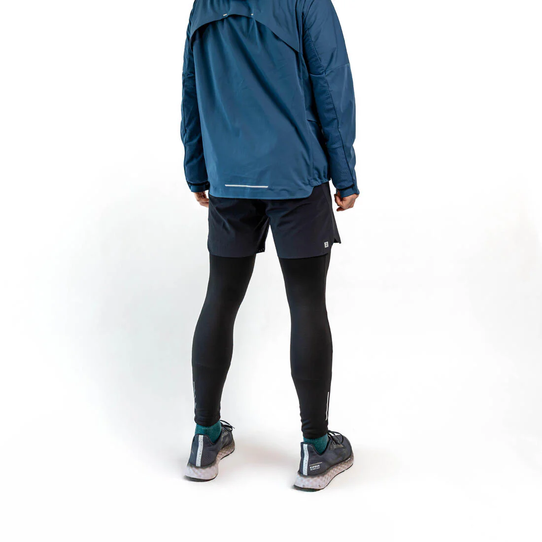 CALZAS LARGAS DE RUNNING HOMBRE RUN 100 WARM NEGRO - Image 4