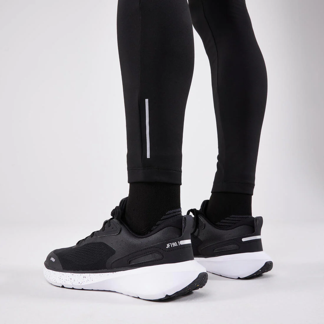 CALZAS LARGAS DE RUNNING HOMBRE RUN 100 WARM NEGRO - Image 8