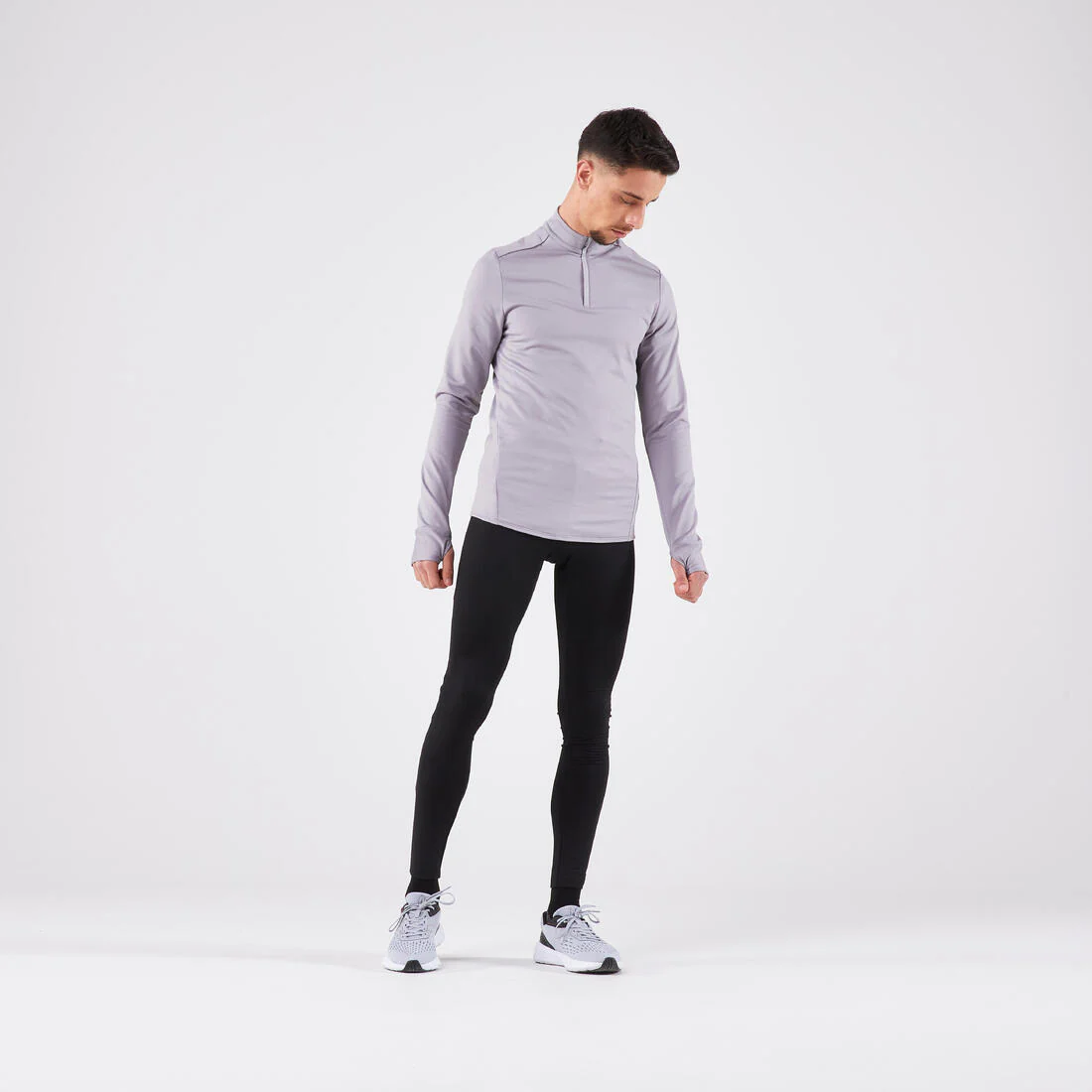 CALZAS LARGAS DE RUNNING HOMBRE RUN 100 WARM NEGRO - Image 9