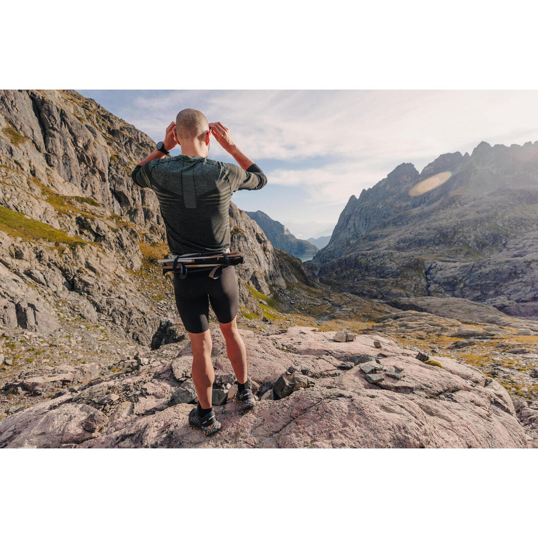 CALZAS TRAIL RUNNING HOMBRE EMBOSS NEGRO - Image 10