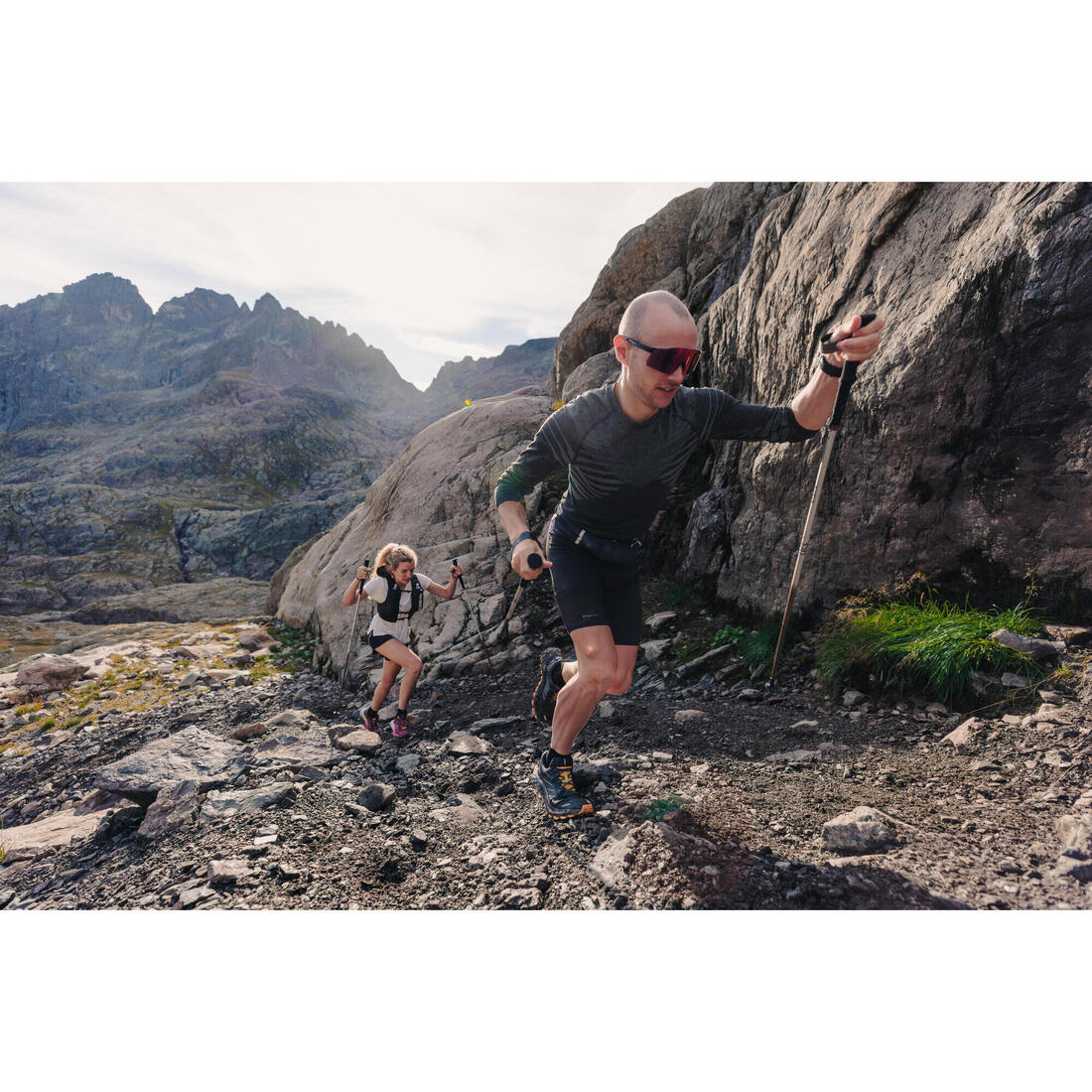CALZAS TRAIL RUNNING HOMBRE EMBOSS NEGRO - Image 11