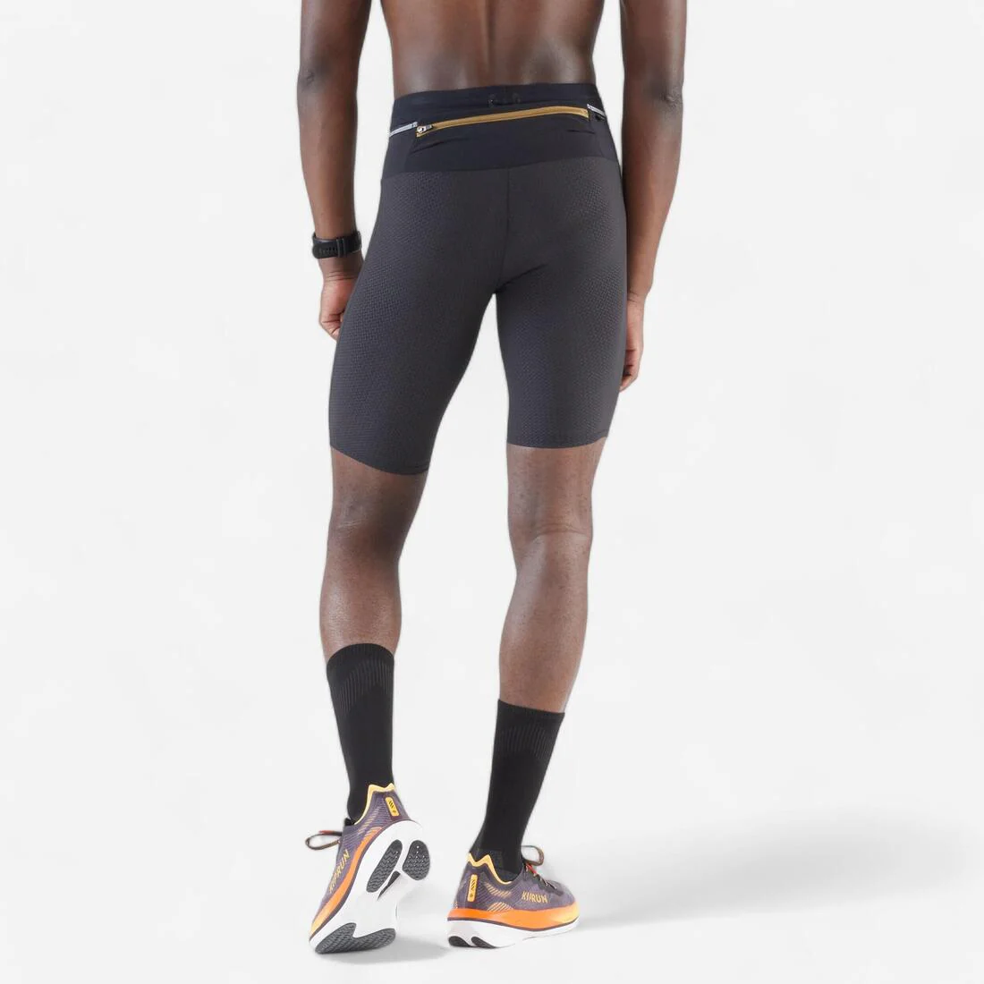 CALZAS TRAIL RUNNING HOMBRE EMBOSS NEGRO - Image 2