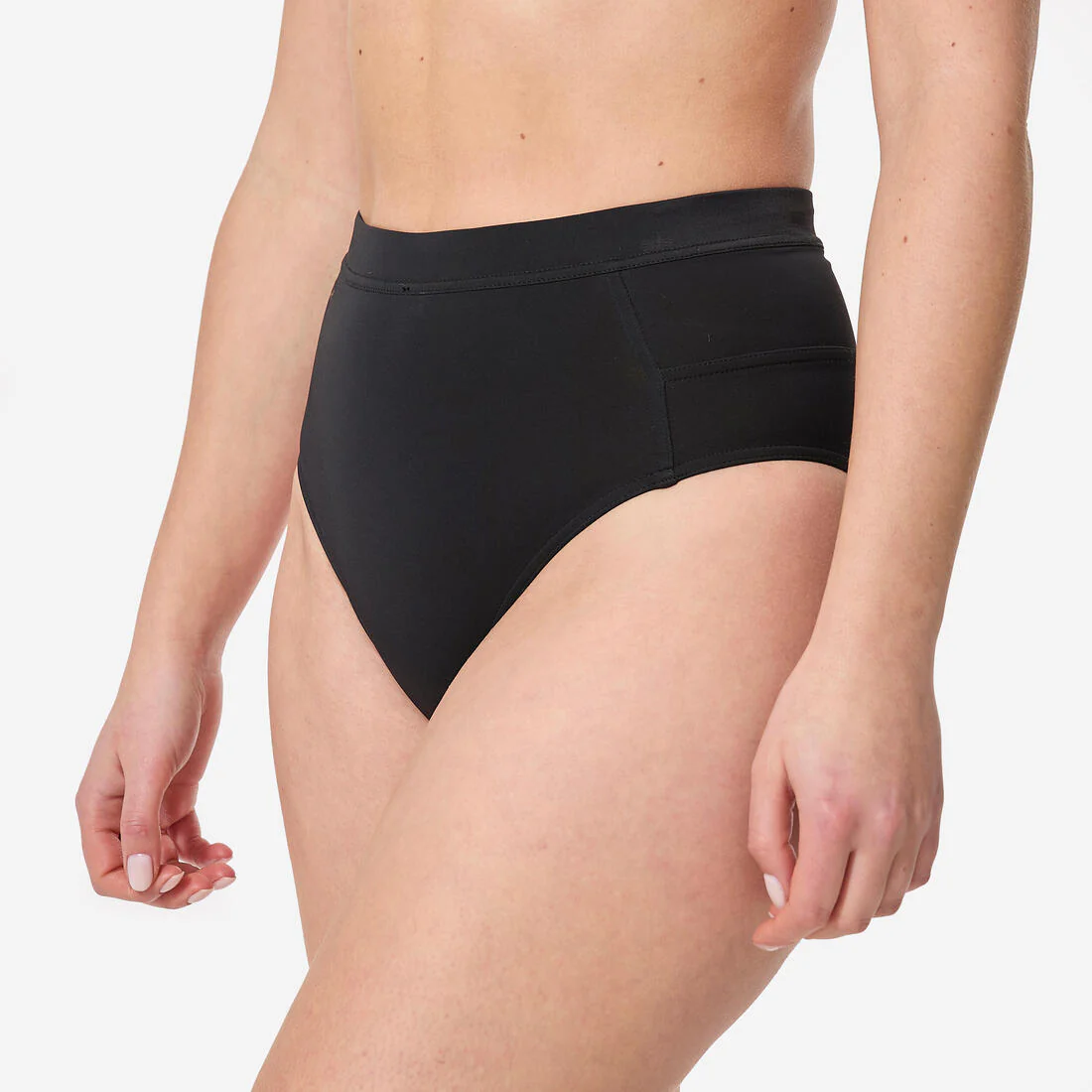 CALZÓN BIKINI MUJER ROSA NEGRO TIRO ALTO - Image 3