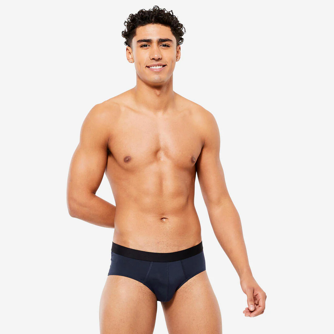 Calzoncillos slip transpirables hombre - Azul oscuro - Image 6