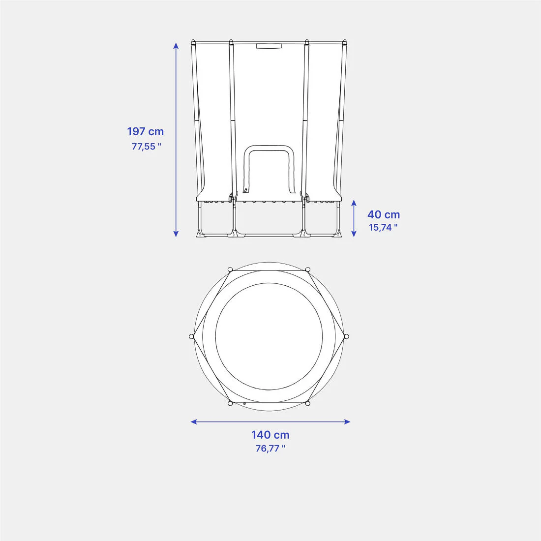 CAMA ELÁSTICA INTERIOR 140 CM - Image 5
