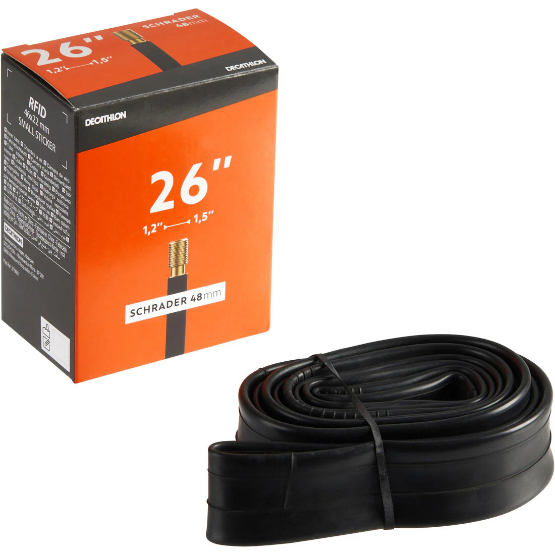 CÁMARA AIRE 26X1,2/1,5 VÁLVULA SCHRADER 48 MM - Image 2