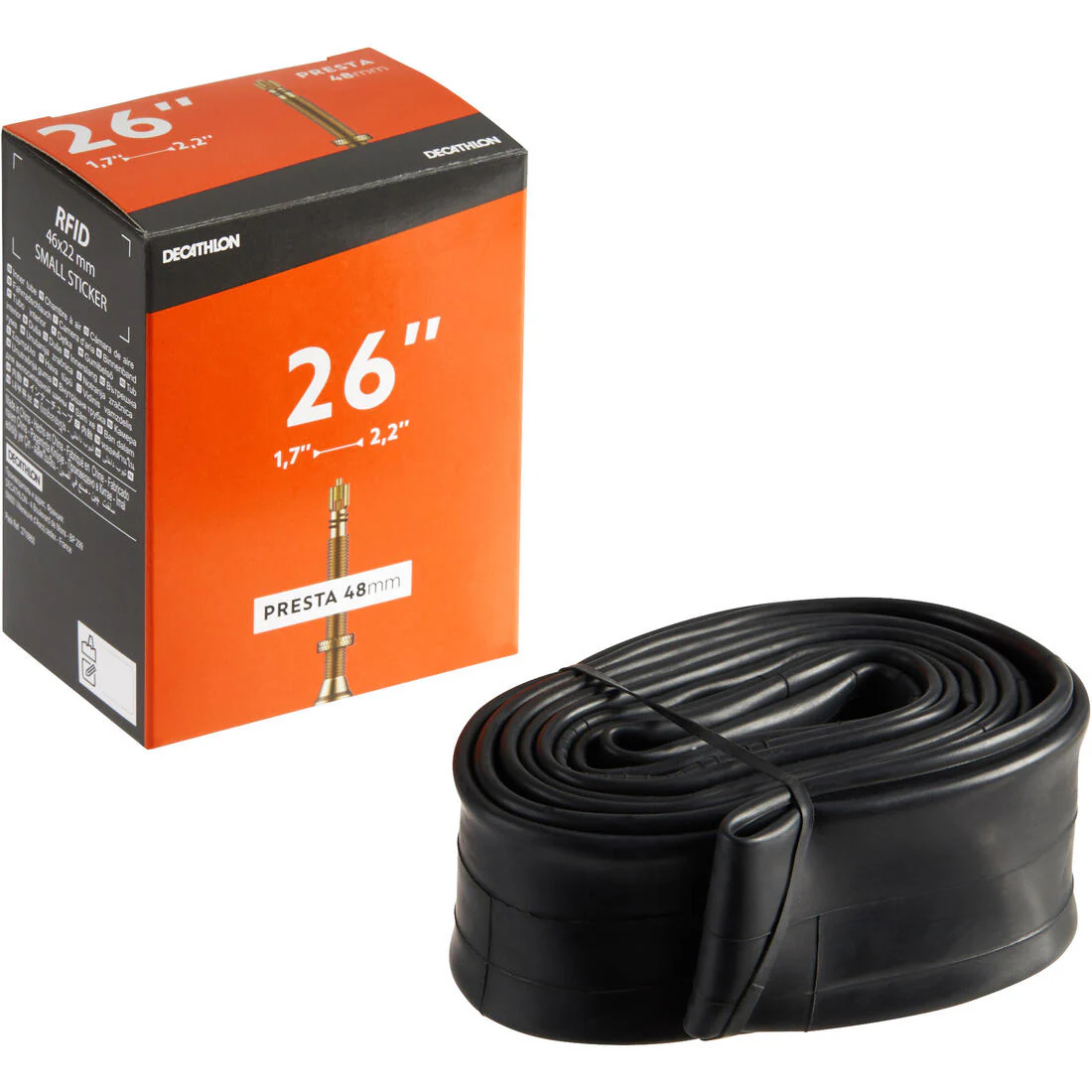 CÁMARA AIRE 26X1,7/2,2 VÁLVULA PRESTA 48 MM - Image 2