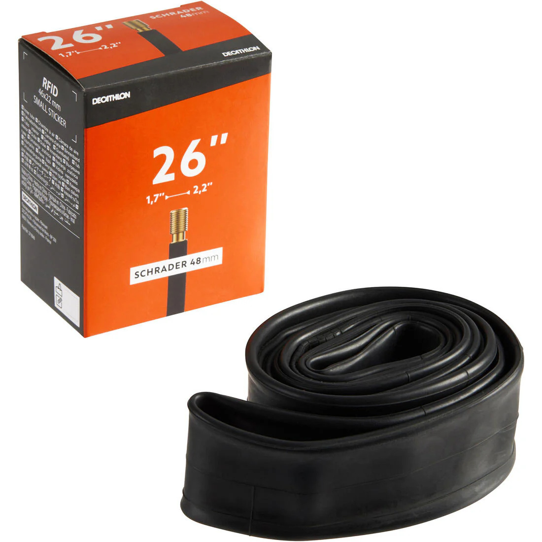 CÁMARA AIRE 26X1,7/2,2 VÁLVULA SCHRADER 48 MM - Image 3