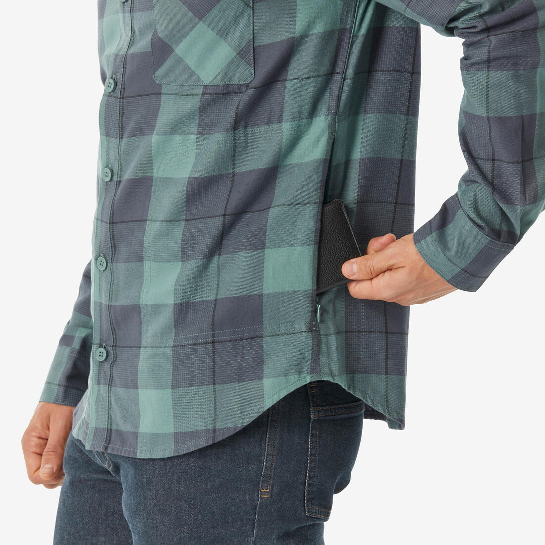 CAMISA SENDERISMO HOMBRE TRAVEL 500 - Image 8