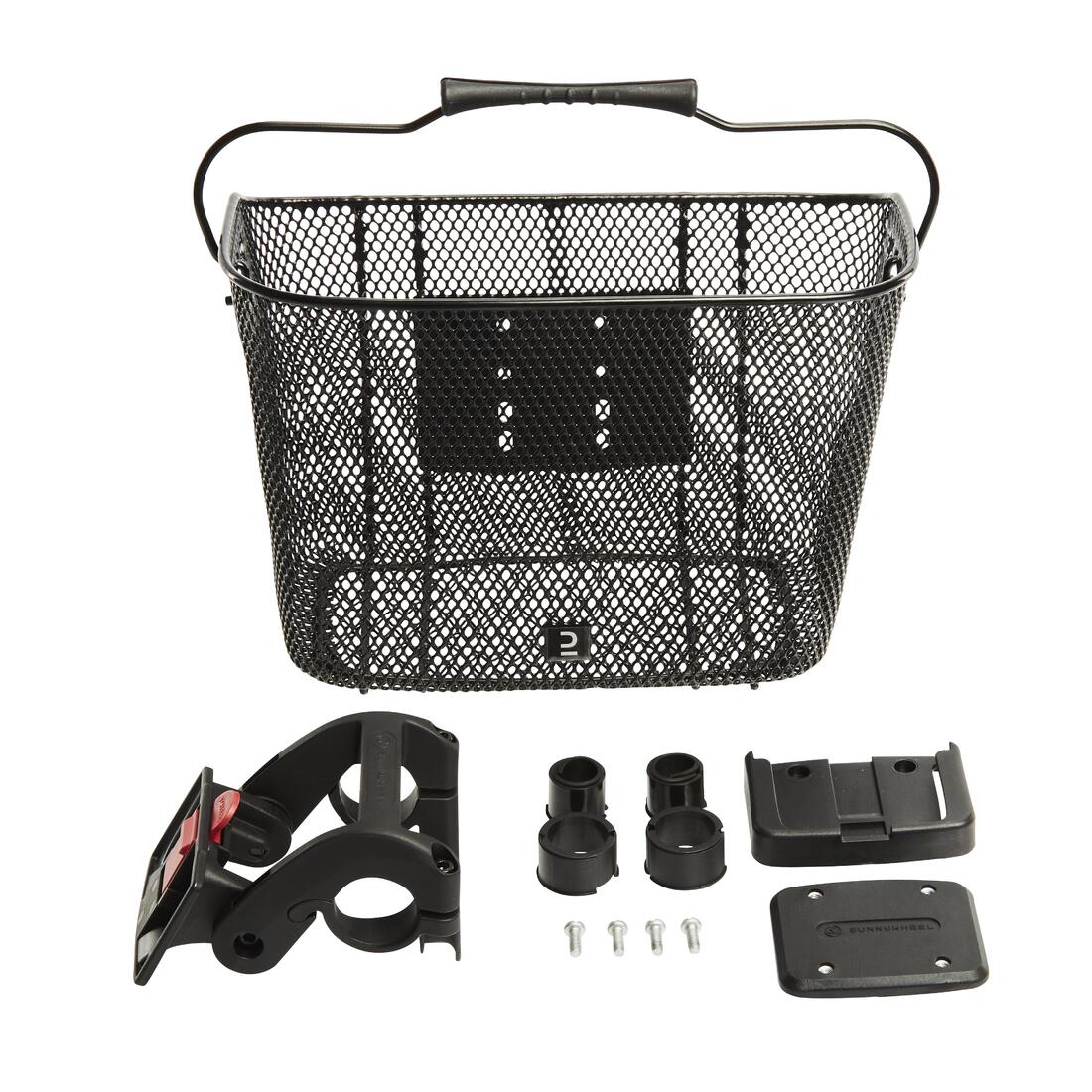 CANASTA BICICLETA NIÑOS NEGRO METAL 9 L - Image 2