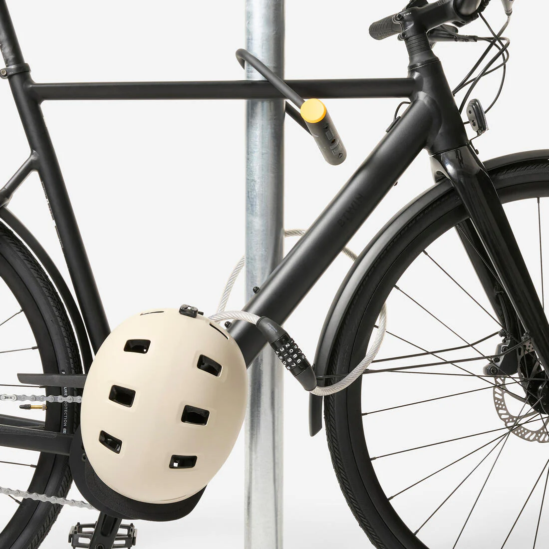 CANDADO ACCESORIOS BICICLETA 120 ESPIRAL CERRADURA CÓDIGO - Image 2