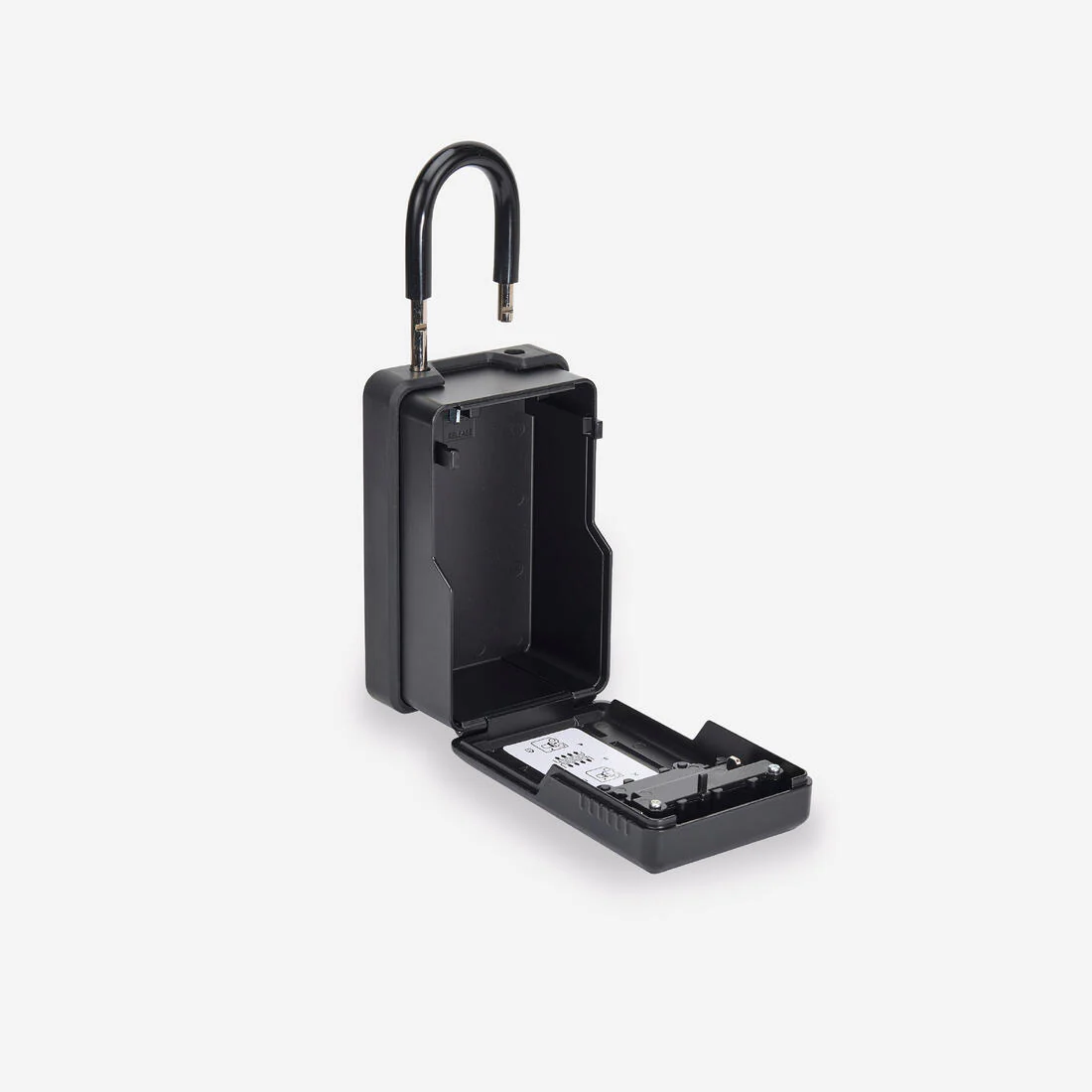 CANDADO AUTO CON CÓDIGO PARA LLAVES NEGRO - Image 2
