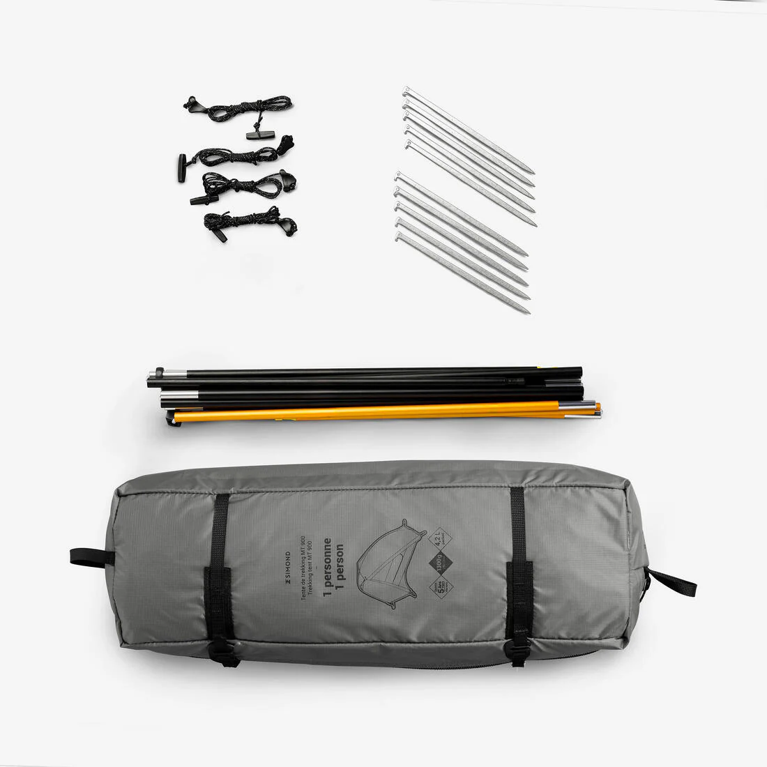 CARPA DOMO SENDERISMO 1 PERSONA MT900 CON AUTOSUJECIÓN - Image 9