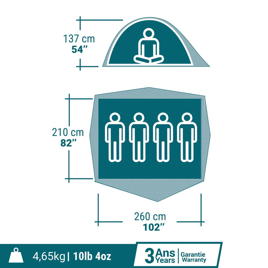 CARPA 4 PERSONAS - MH100 - Image 2