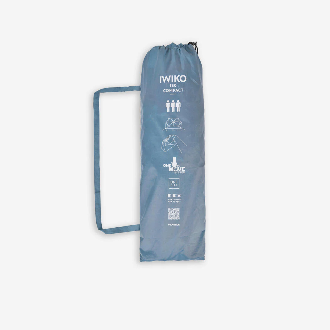 CARPA PLAYA 3 PERSONAS - IWIKO 180 GRIS COMPACTA ANTIUV - Image 7