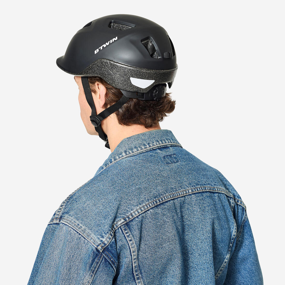 CASCO BICICLETA URBANA 100 NEGRO - Image 3