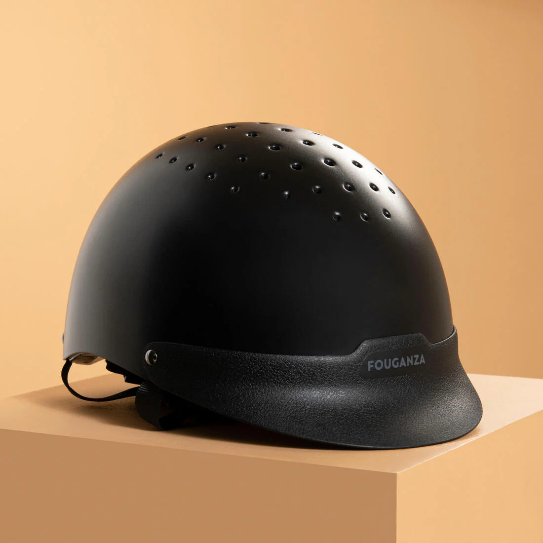 CASCO EQUITACIÓN 100 ADULTO/NIÑOS NEGRO - Image 10