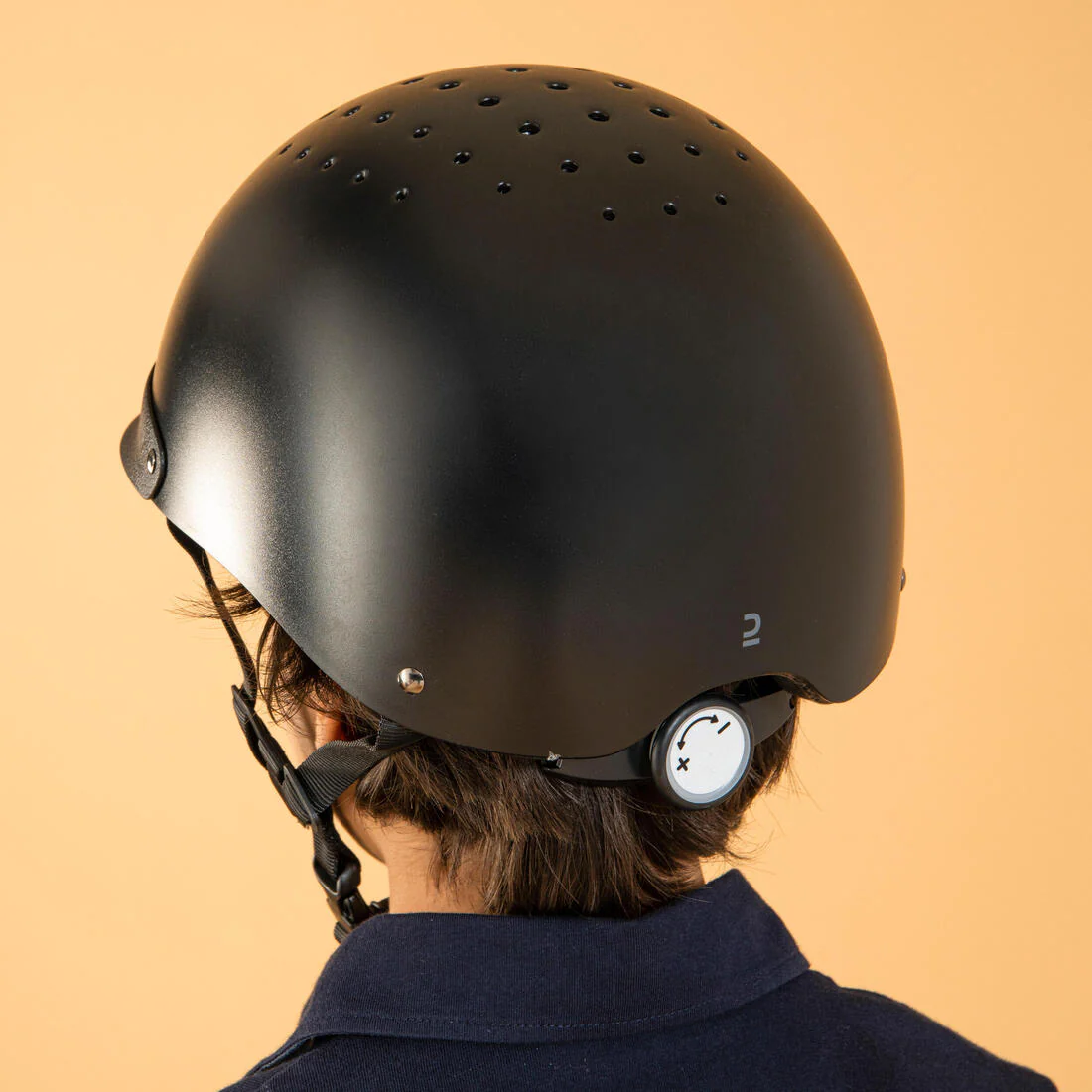 CASCO EQUITACIÓN 100 ADULTO/NIÑOS NEGRO - Image 5