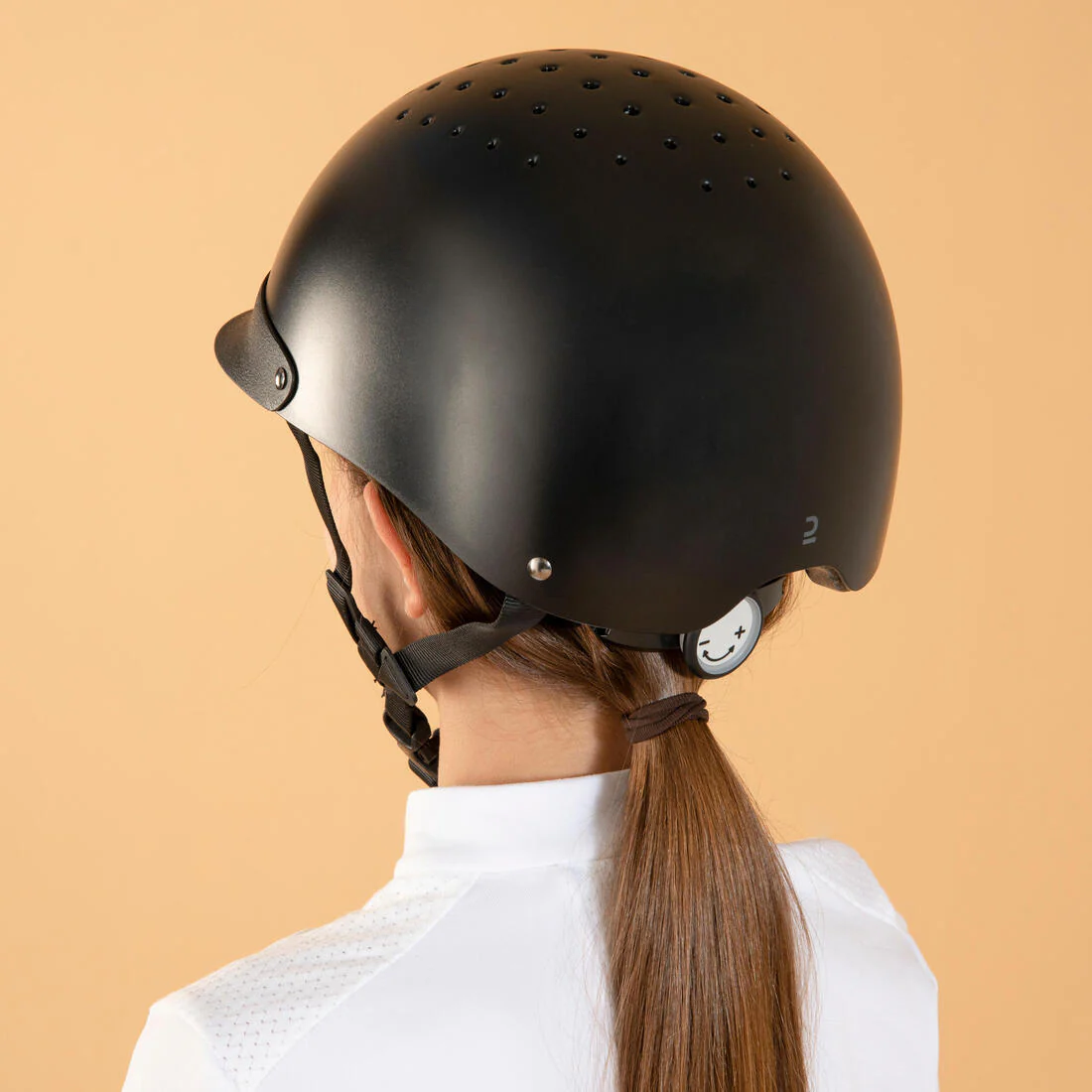 CASCO EQUITACIÓN 100 ADULTO/NIÑOS NEGRO - Image 6