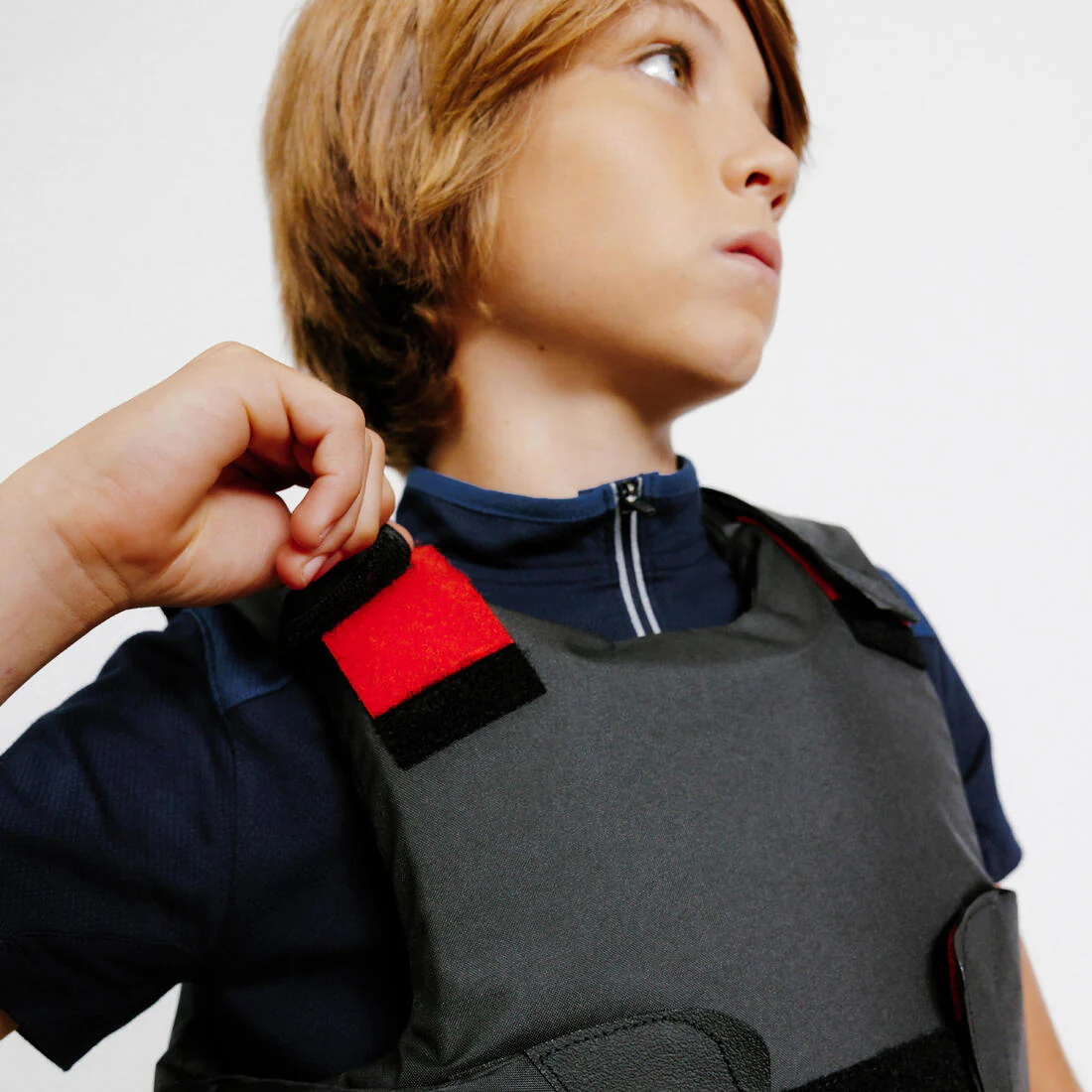 Chaleco Protección Equitación 100 Niños Negro - Image 6