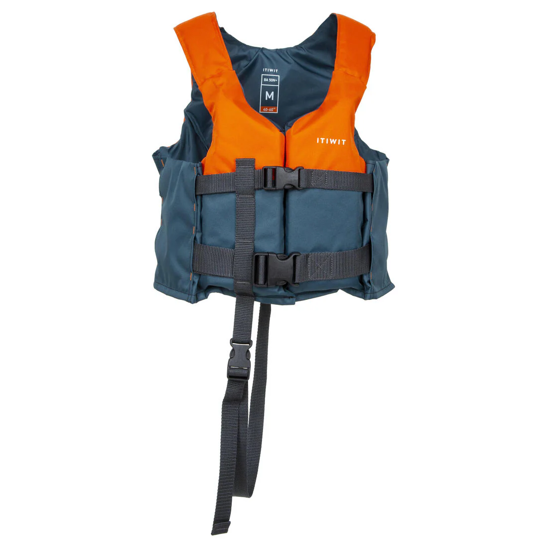 Chaleco salvavidas Kayak/Stand up paddle 50 Newtons azul naranja - Image 3