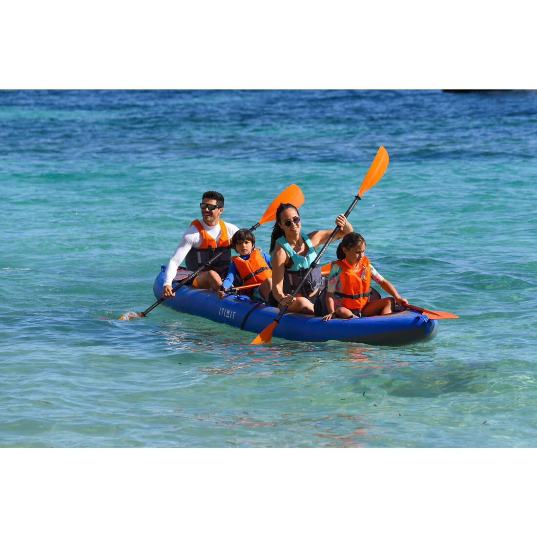 Chaleco salvavidas Kayak/Stand up paddle BA 50 Newtons naranja - Image 8