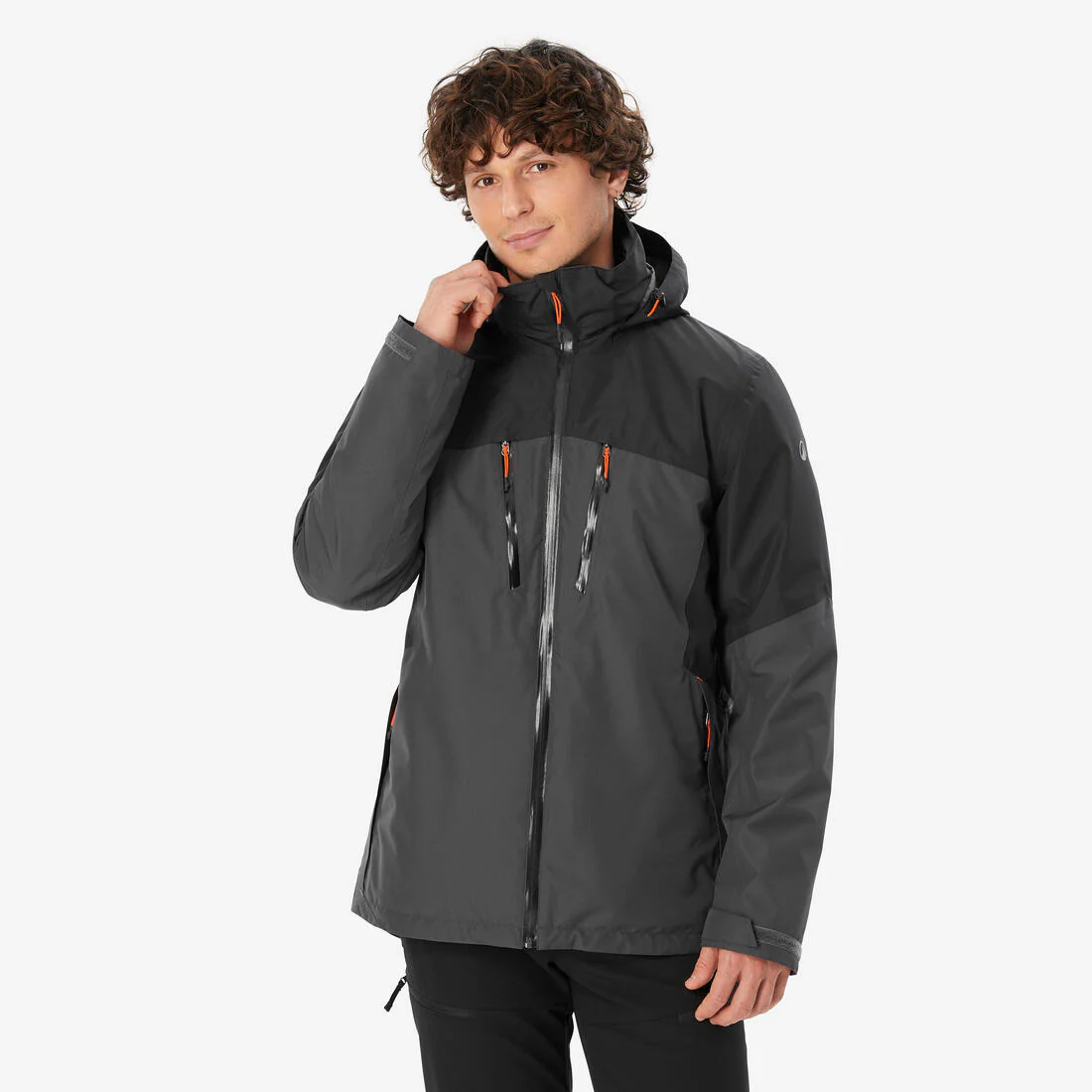 CHAQUETA IMPERMEABLE 3 EN 1 SENDERISMO -10 °C HOMBRE MH500 - Image 3