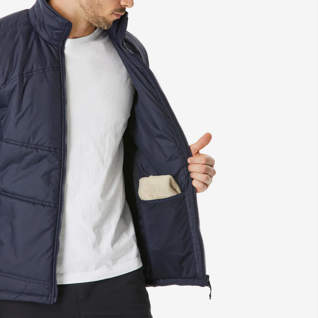 CHAQUETA IMPERMEABLE 3 EN 1 SENDERISMO -10 °C HOMBRE MH500 - Image 35