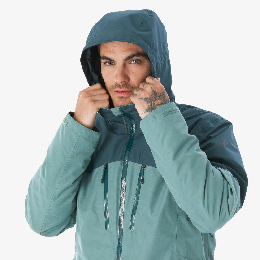 CHAQUETA IMPERMEABLE 3 EN 1 SENDERISMO -10 °C HOMBRE MH500 - Image 36