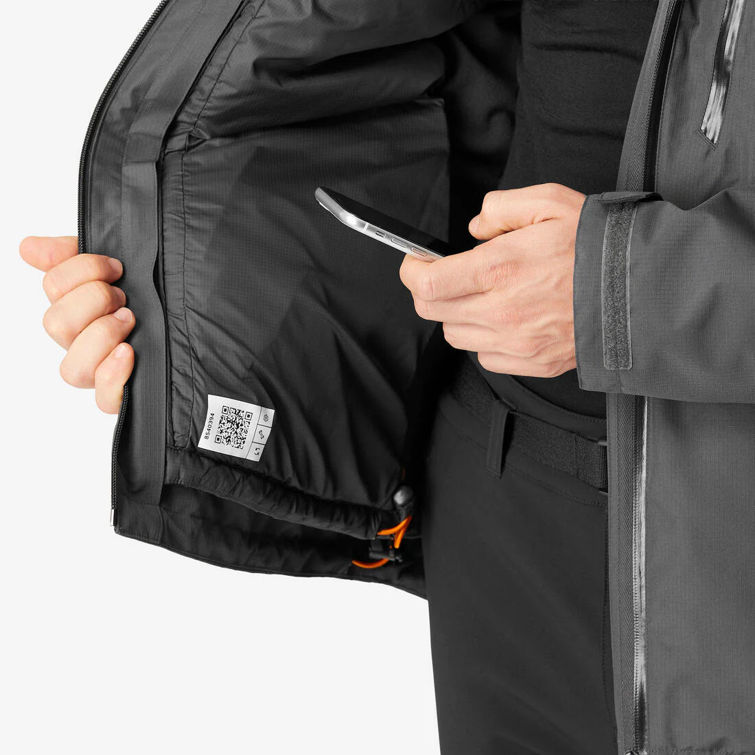 CHAQUETA IMPERMEABLE 3 EN 1 SENDERISMO -10 °C HOMBRE MH500 - Image 42