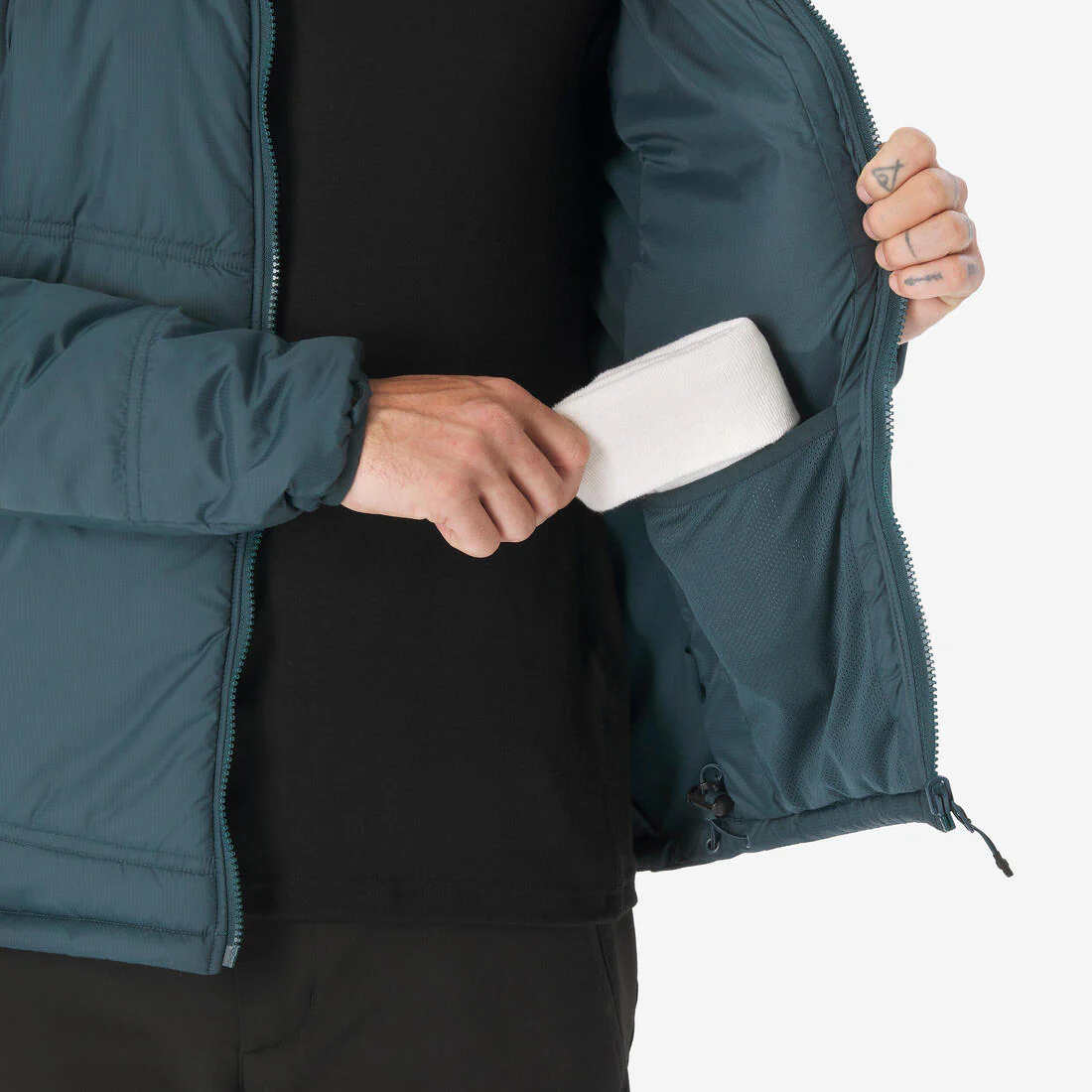 CHAQUETA IMPERMEABLE 3 EN 1 SENDERISMO -10 °C HOMBRE MH500 - Image 43