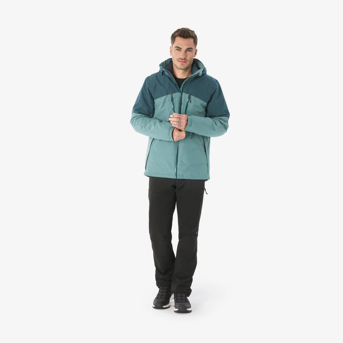 CHAQUETA IMPERMEABLE 3 EN 1 SENDERISMO -10 °C HOMBRE MH500 - Image 7