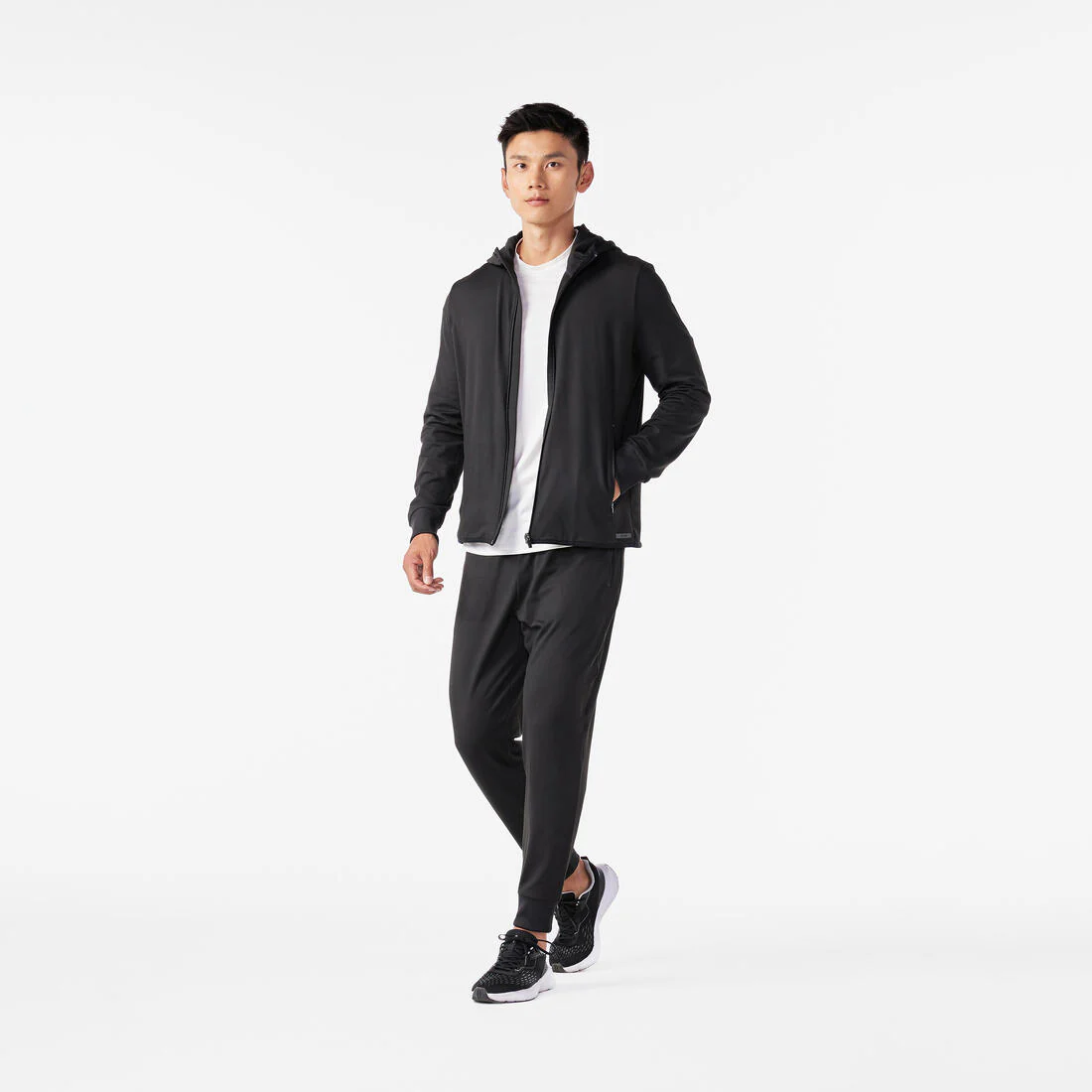 CHAQUETA CÁLIDA DE RUNNING HOMBRE KIPRUN RUN 100 WARM NEGRO - Image 4
