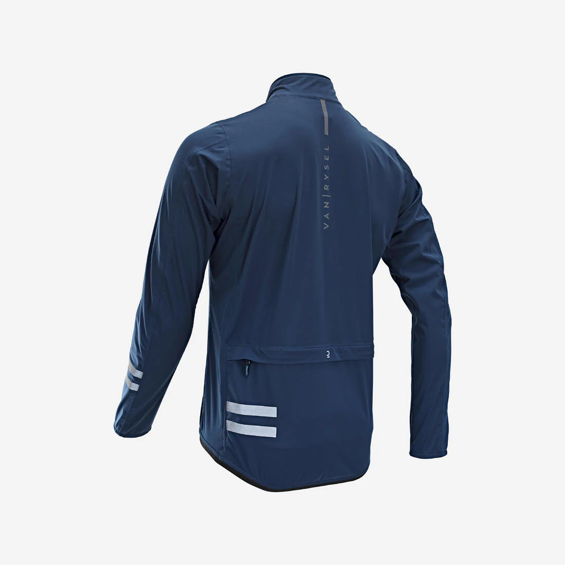 CHAQUETA IMPERMEABLE CICLISMO HOMBRE RC500 - AZUL OSCURO - Image 3