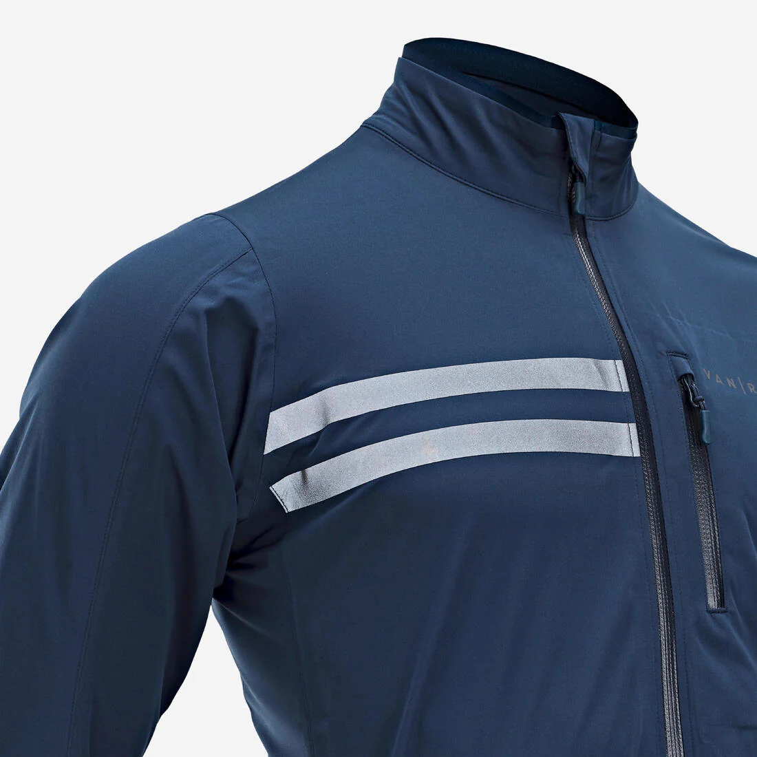 CHAQUETA IMPERMEABLE CICLISMO HOMBRE RC500 - AZUL OSCURO - Image 6