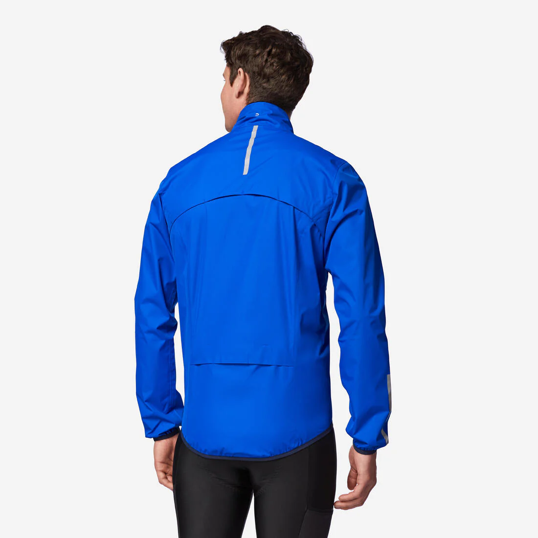 CHAQUETA CICLISMO IMPERMEABLE HOMBRE RC100 - AZUL ÍNDIGO - Image 3