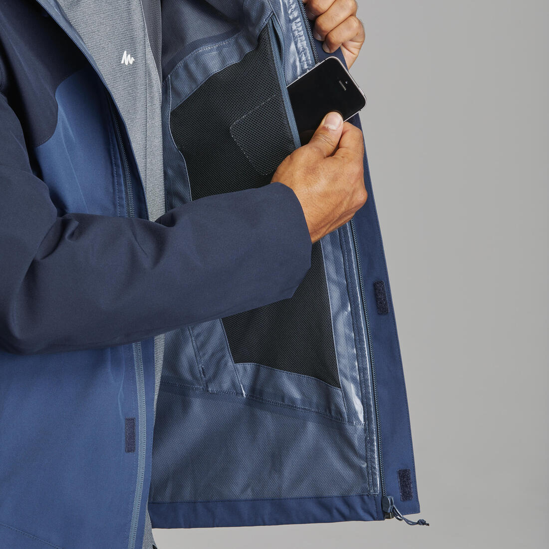 CHAQUETA DE SENDERISMO HOMBRE MH100 - Image 3