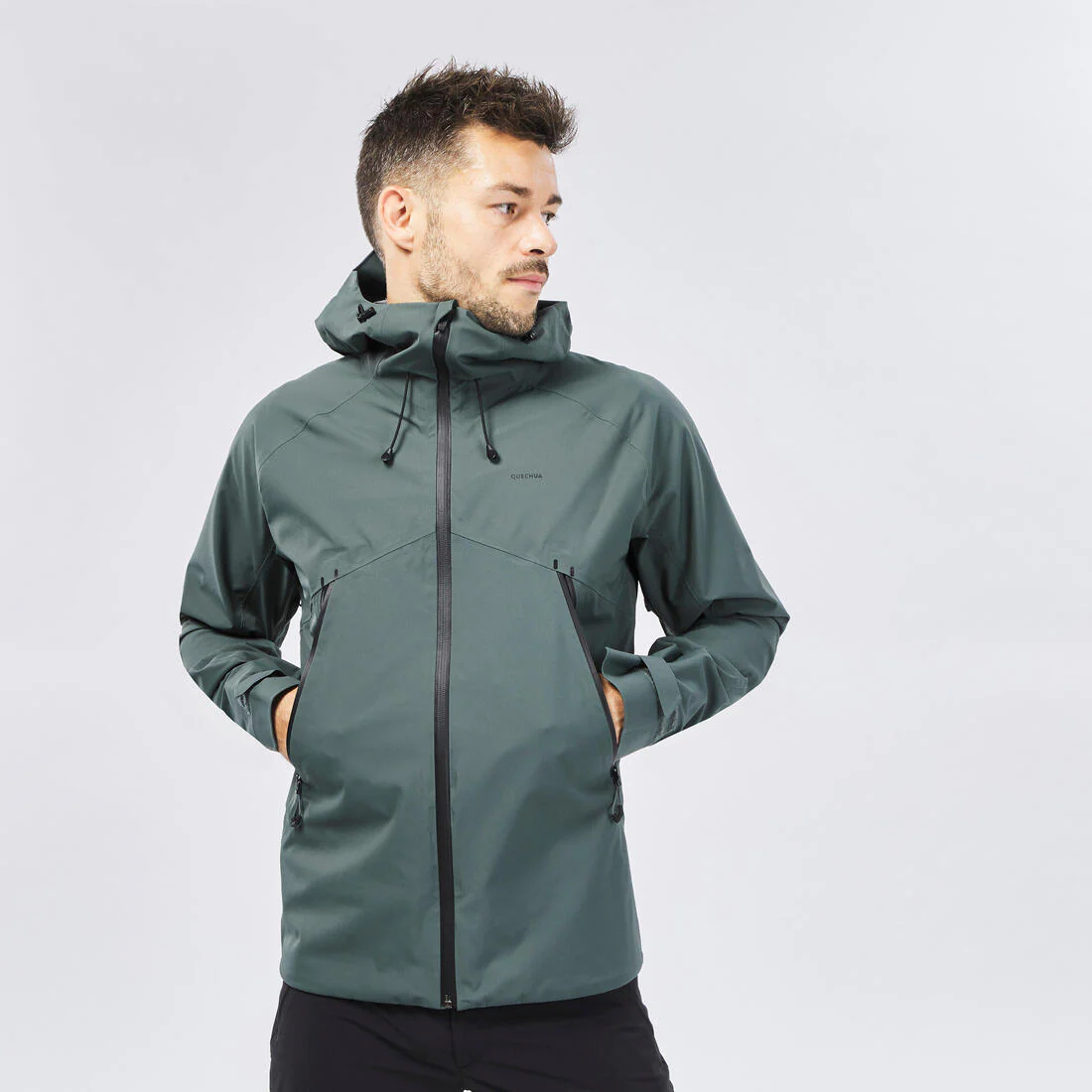 CHAQUETA DE SENDERISMO IMPERMEABLE HOMBRE MH500 - Image 14