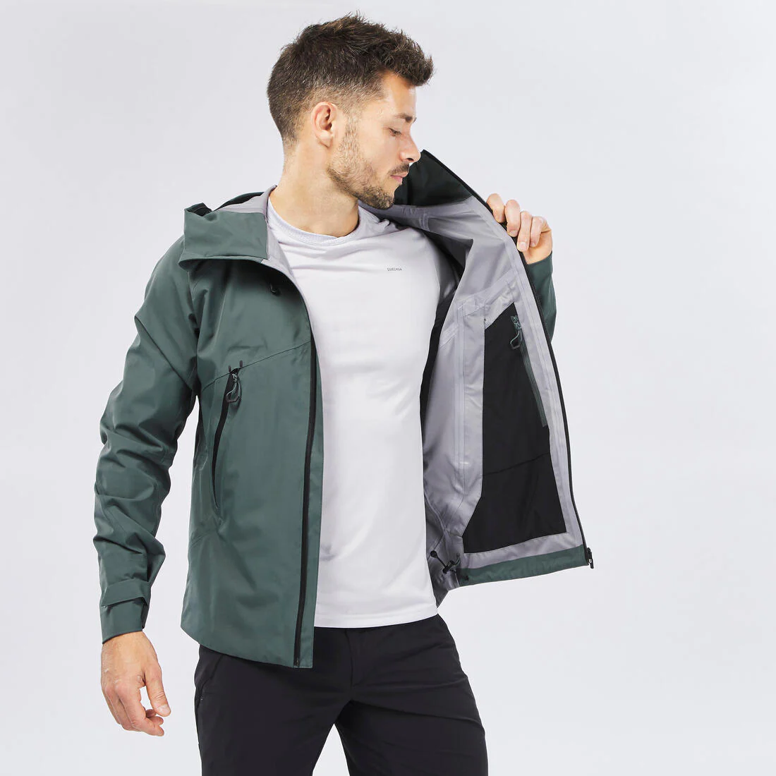 CHAQUETA DE SENDERISMO IMPERMEABLE HOMBRE MH500 - Image 18