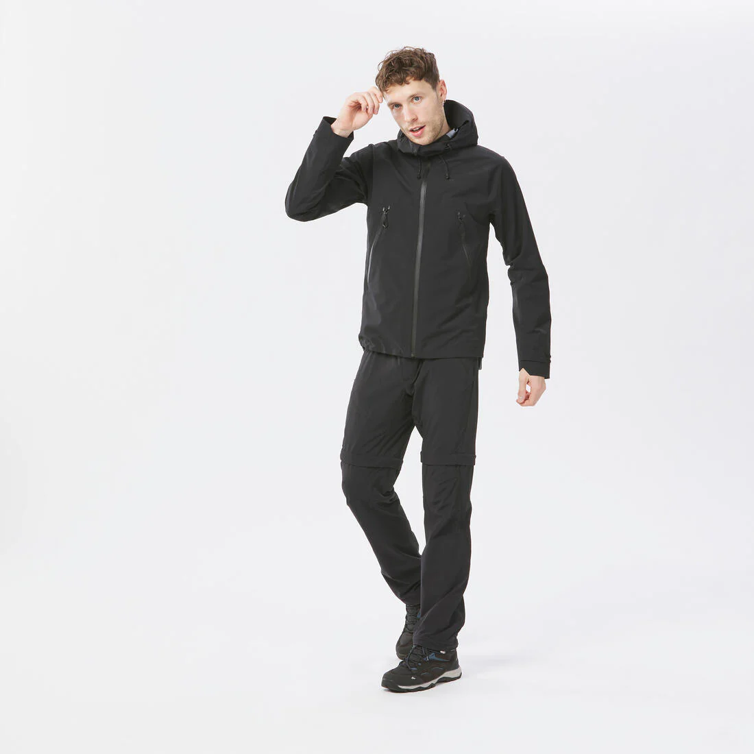 CHAQUETA DE SENDERISMO IMPERMEABLE HOMBRE MH500 - Image 3
