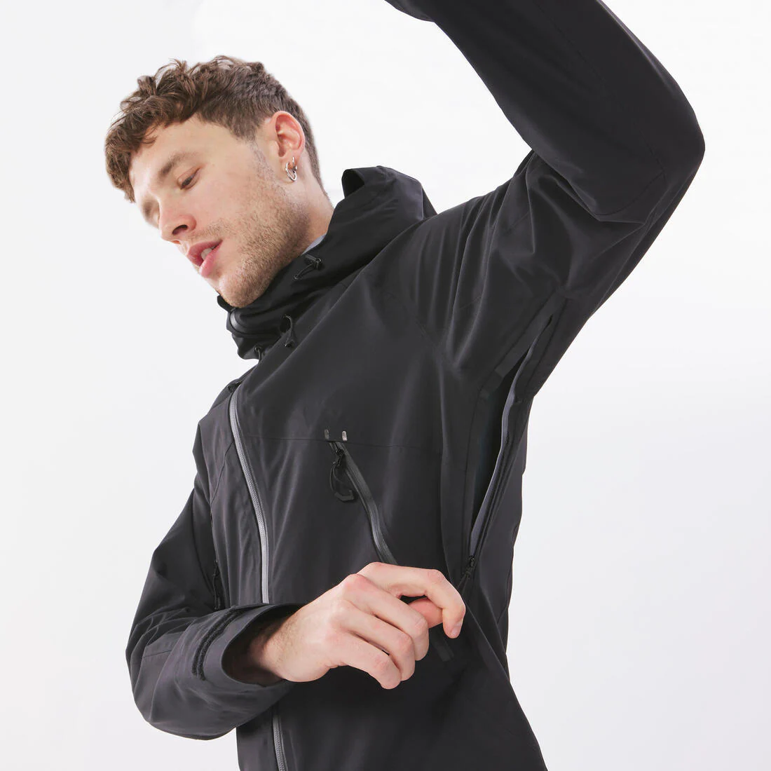CHAQUETA DE SENDERISMO IMPERMEABLE HOMBRE MH500 - Image 7