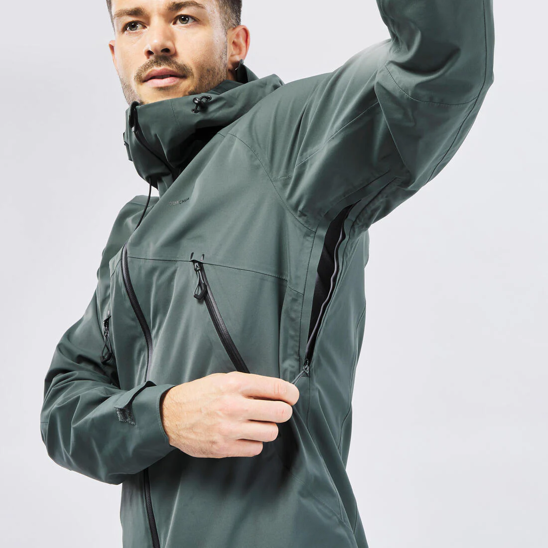 CHAQUETA DE SENDERISMO IMPERMEABLE HOMBRE MH500 - Image 9