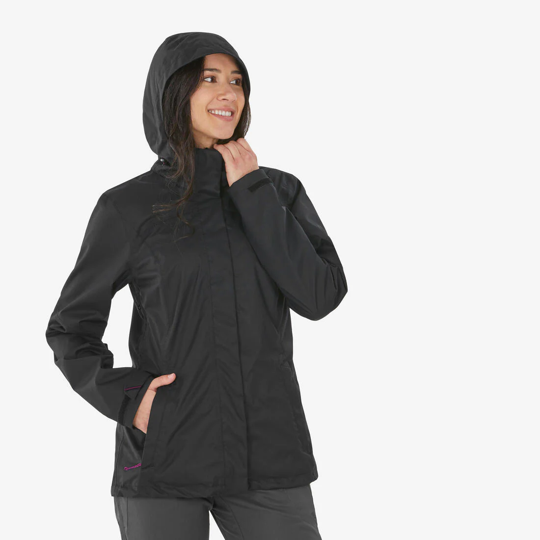 CHAQUETA IMPERMEABLE DE SENDERISMO MUJER MH100 - Image 10